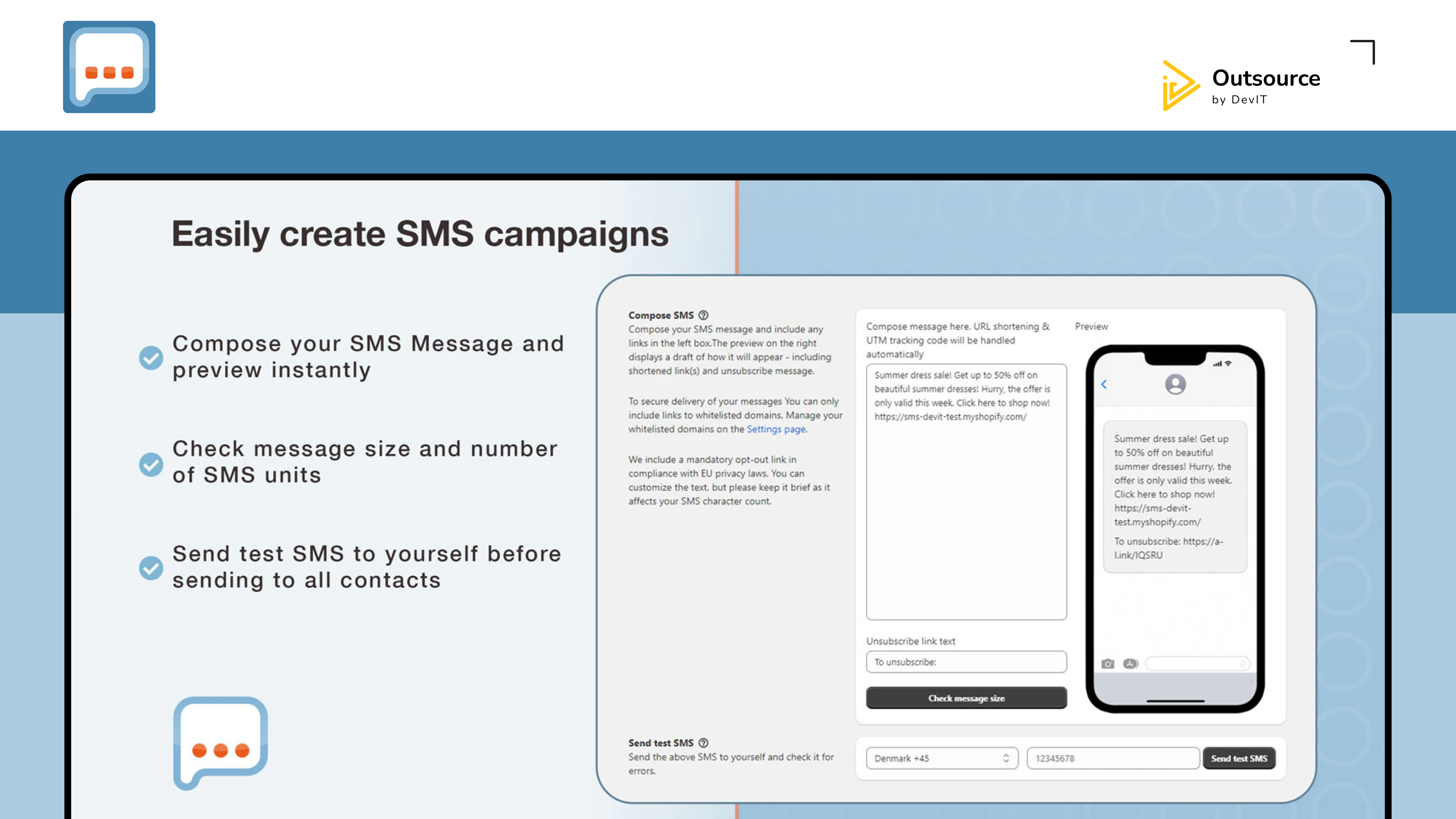 project thumbnail of SMS Europe App