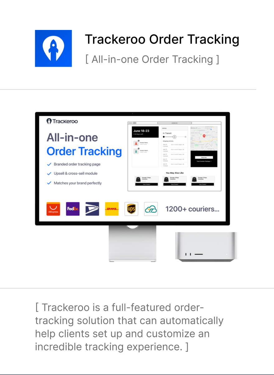 Preview picture of Trackeroo: FREE Order Tracking