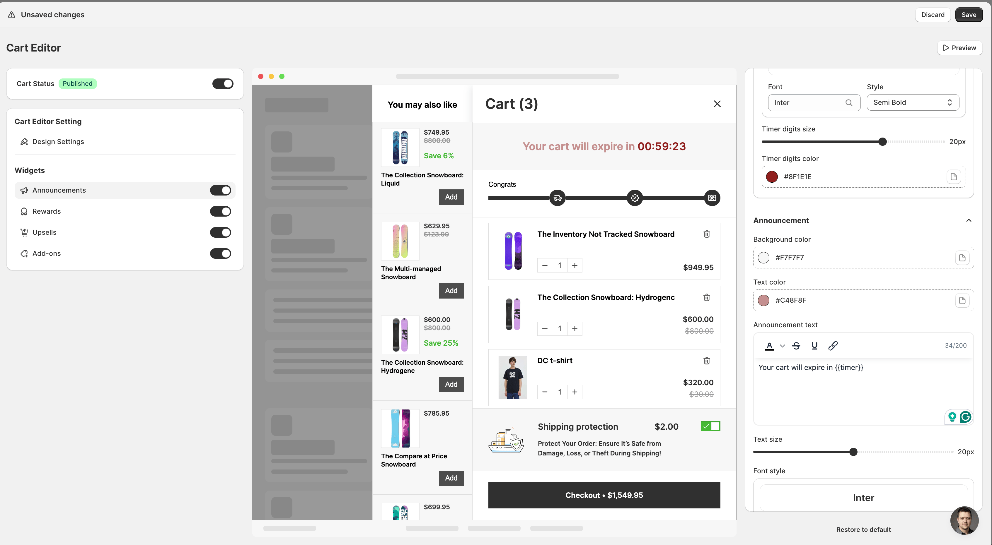 ShopCart app