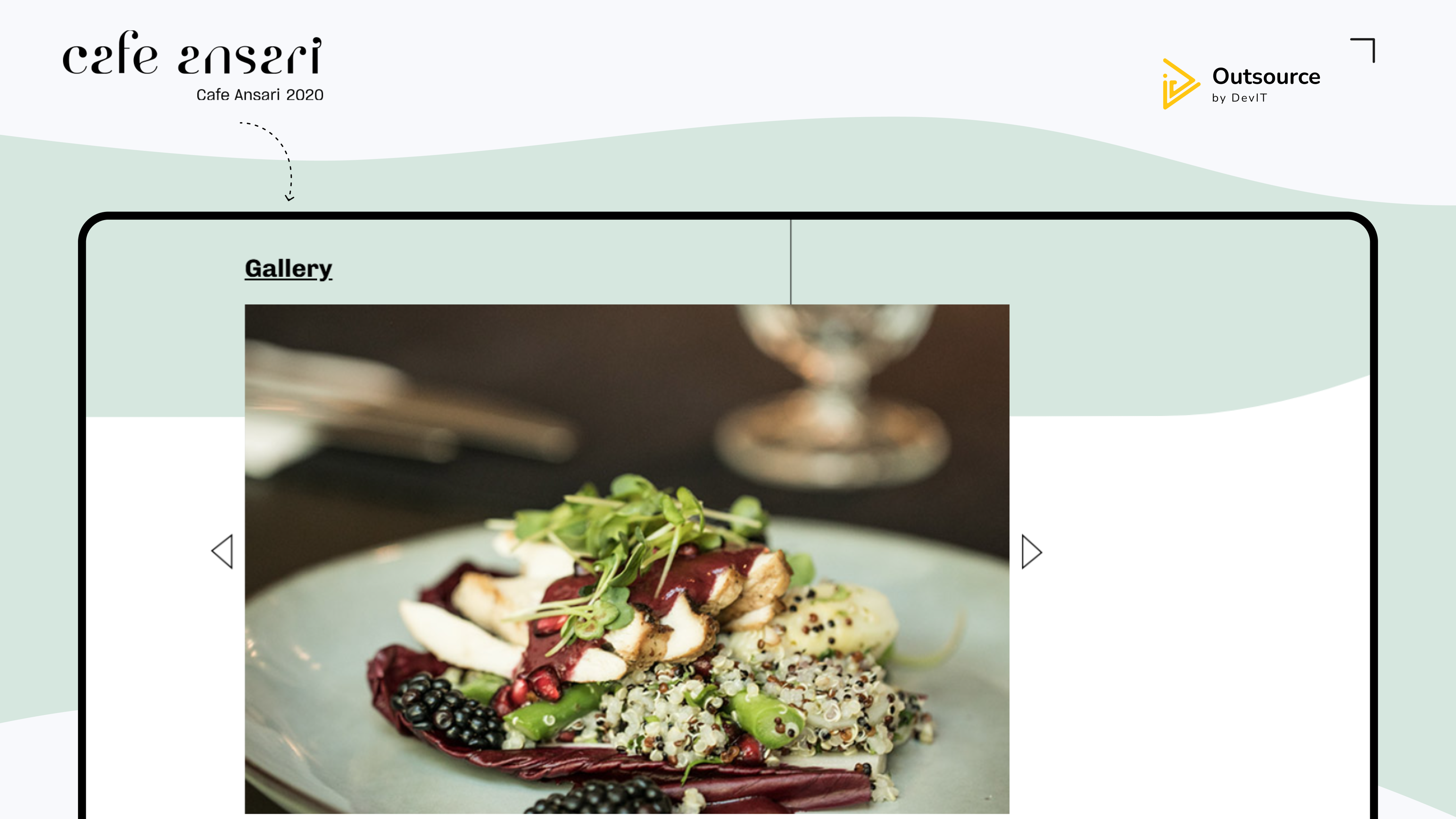 project thumbnail of Cafe Ansari