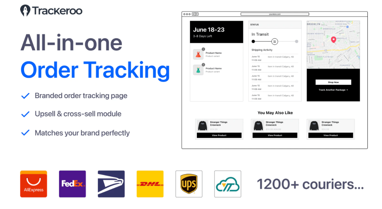 project thumbnail of Trackeroo: FREE Order Tracking