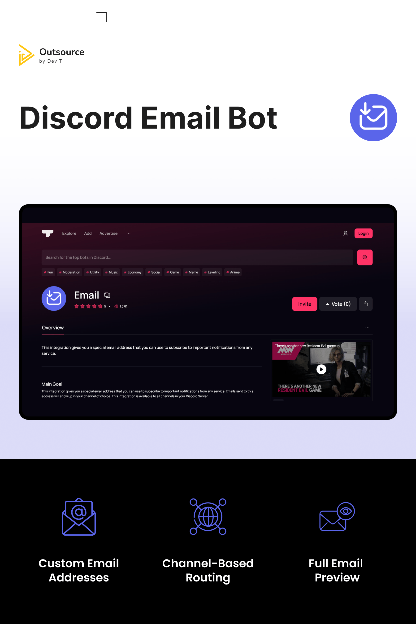 Preview picture of Discord Email Bot 