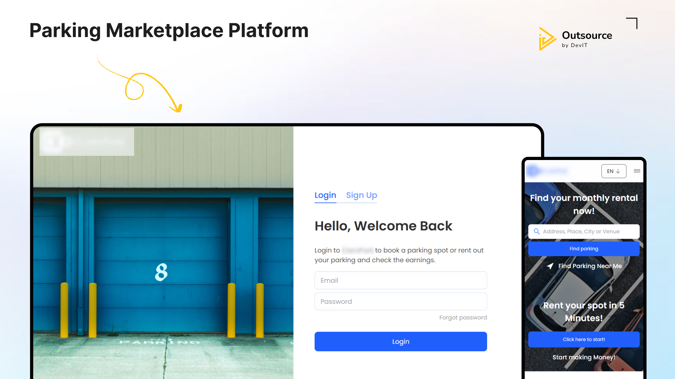 project thumbnail of Parking Marketplace Platform
