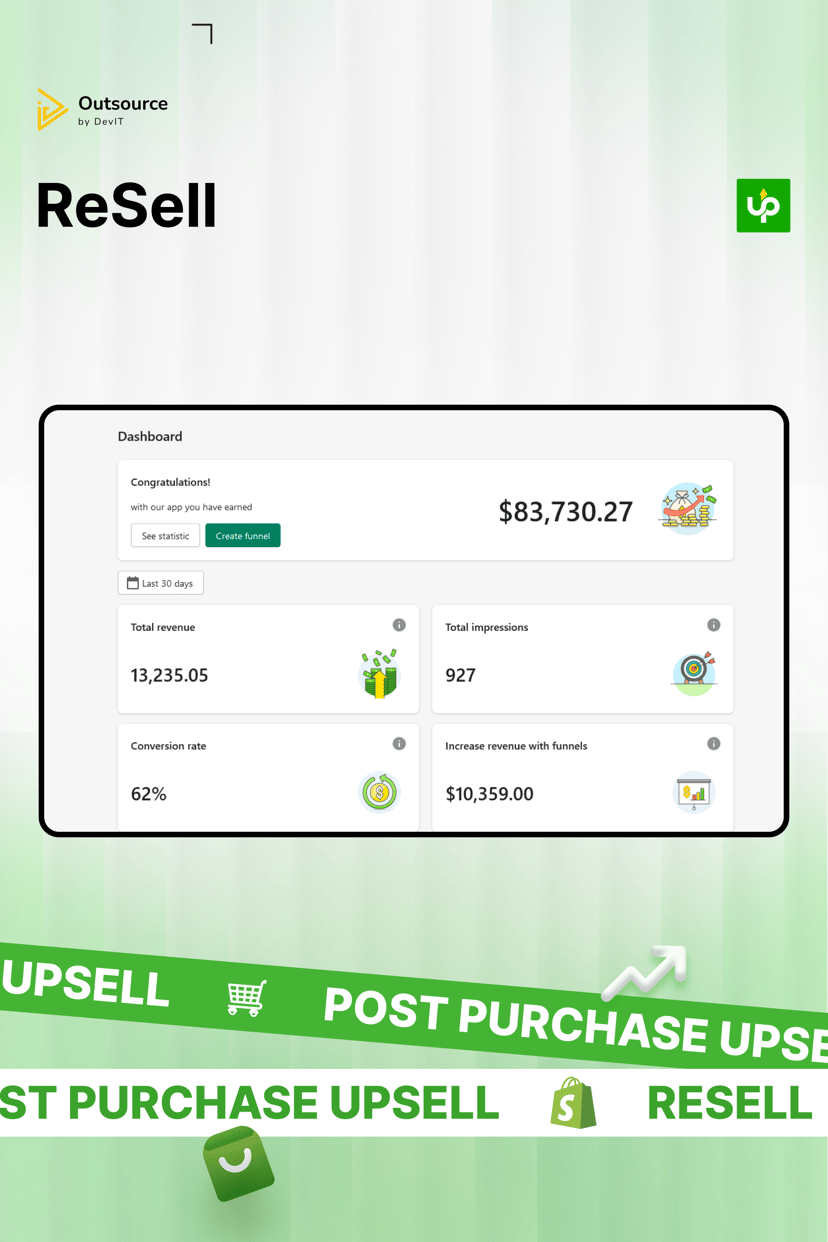 Preview picture of ReSell Post Purchase Upsell