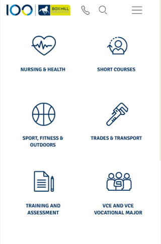 project thumbnail of Box Hill Institute