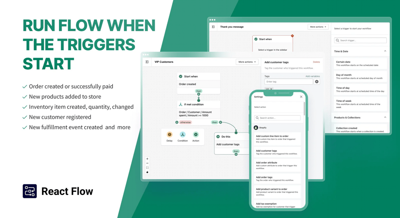 project thumbnail of React Flow Workflow Automation