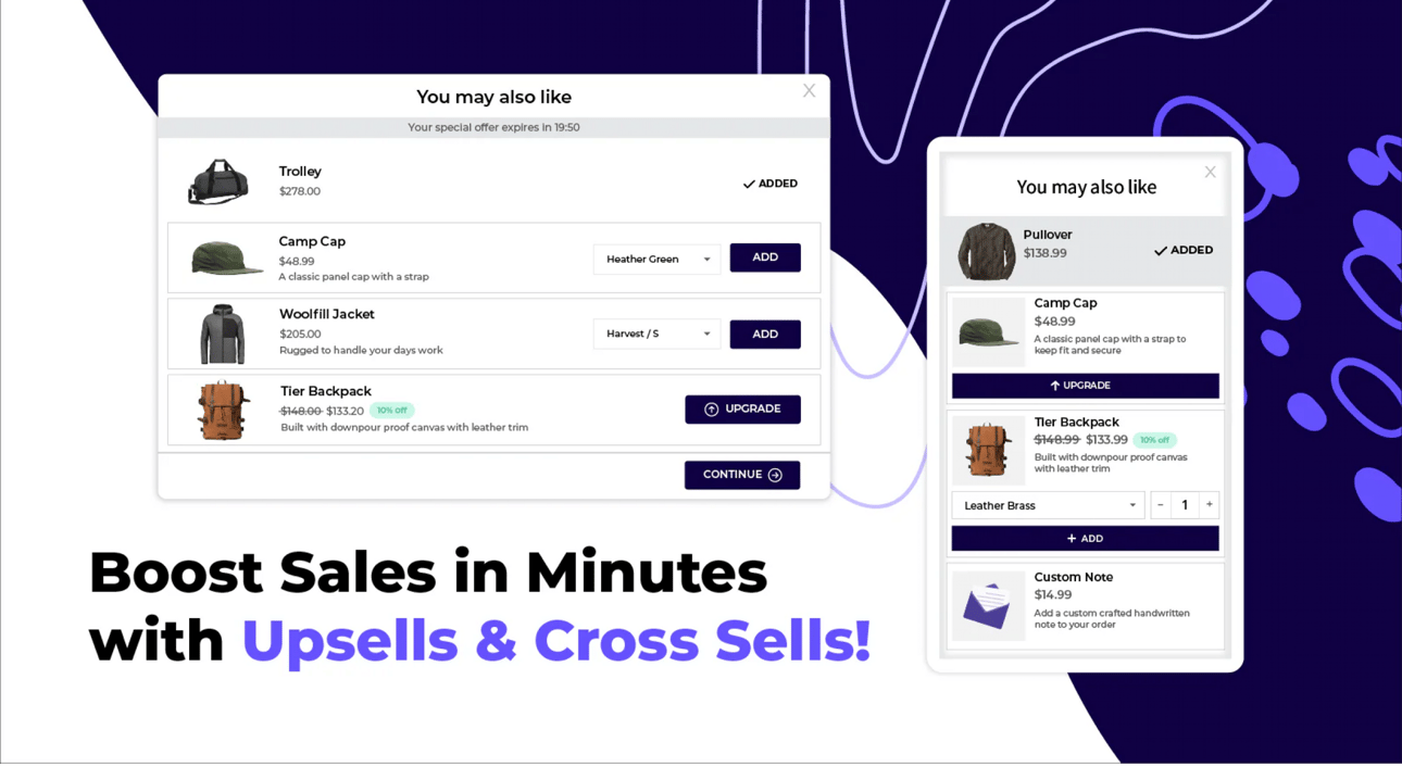 project thumbnail of OutSell Cross Sell & Upsell