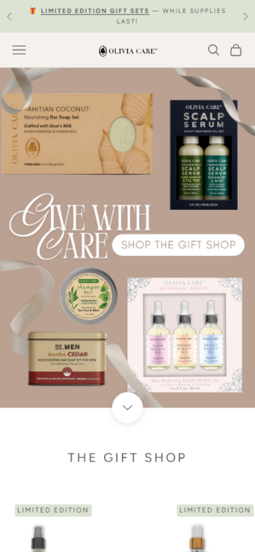 project thumbnail of olivia-care