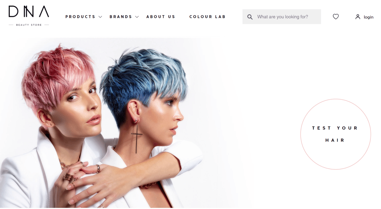 project thumbnail of DNA Beauty Store