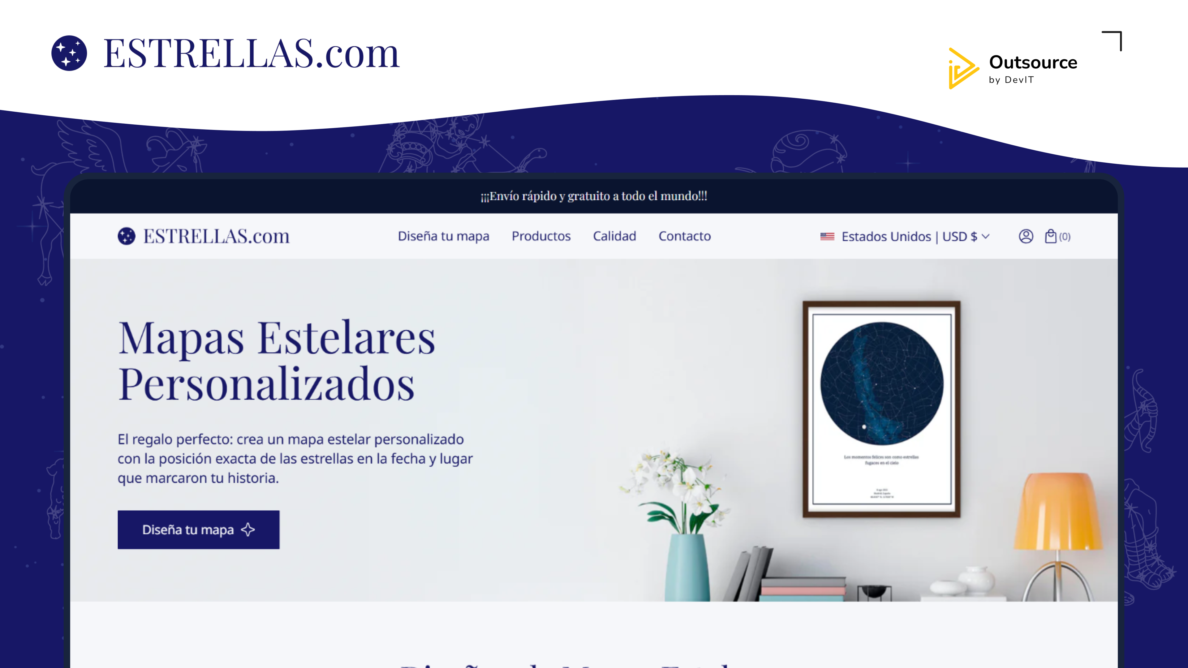 project thumbnail of Estrellas Map