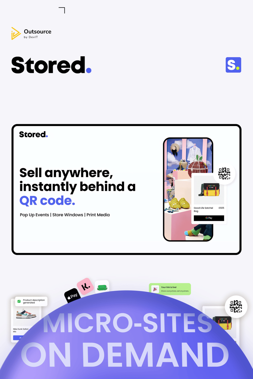 Preview picture of Stored micro‑sites on demand