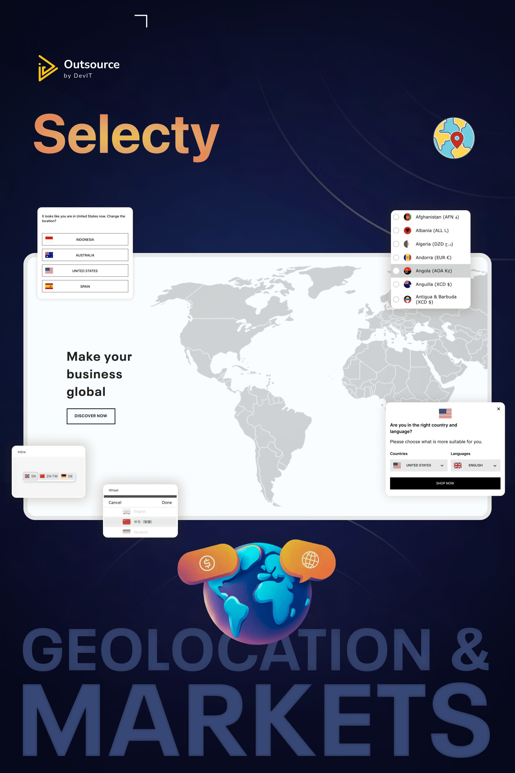 Preview picture of Geolocation & Markets - Selecty