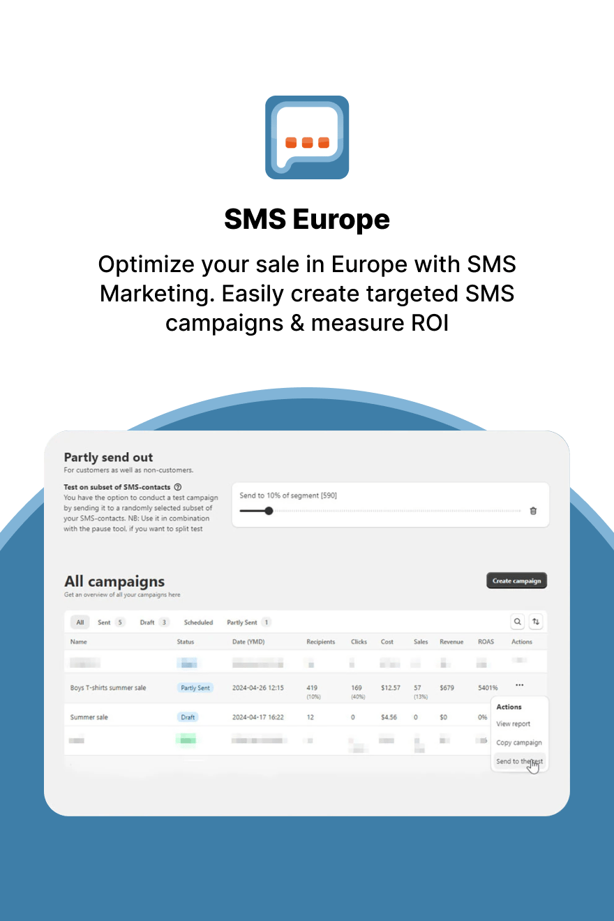 Preview picture of SMS Europe App