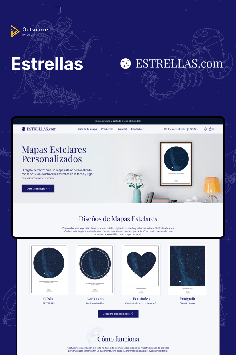 Preview picture of Estrellas Map