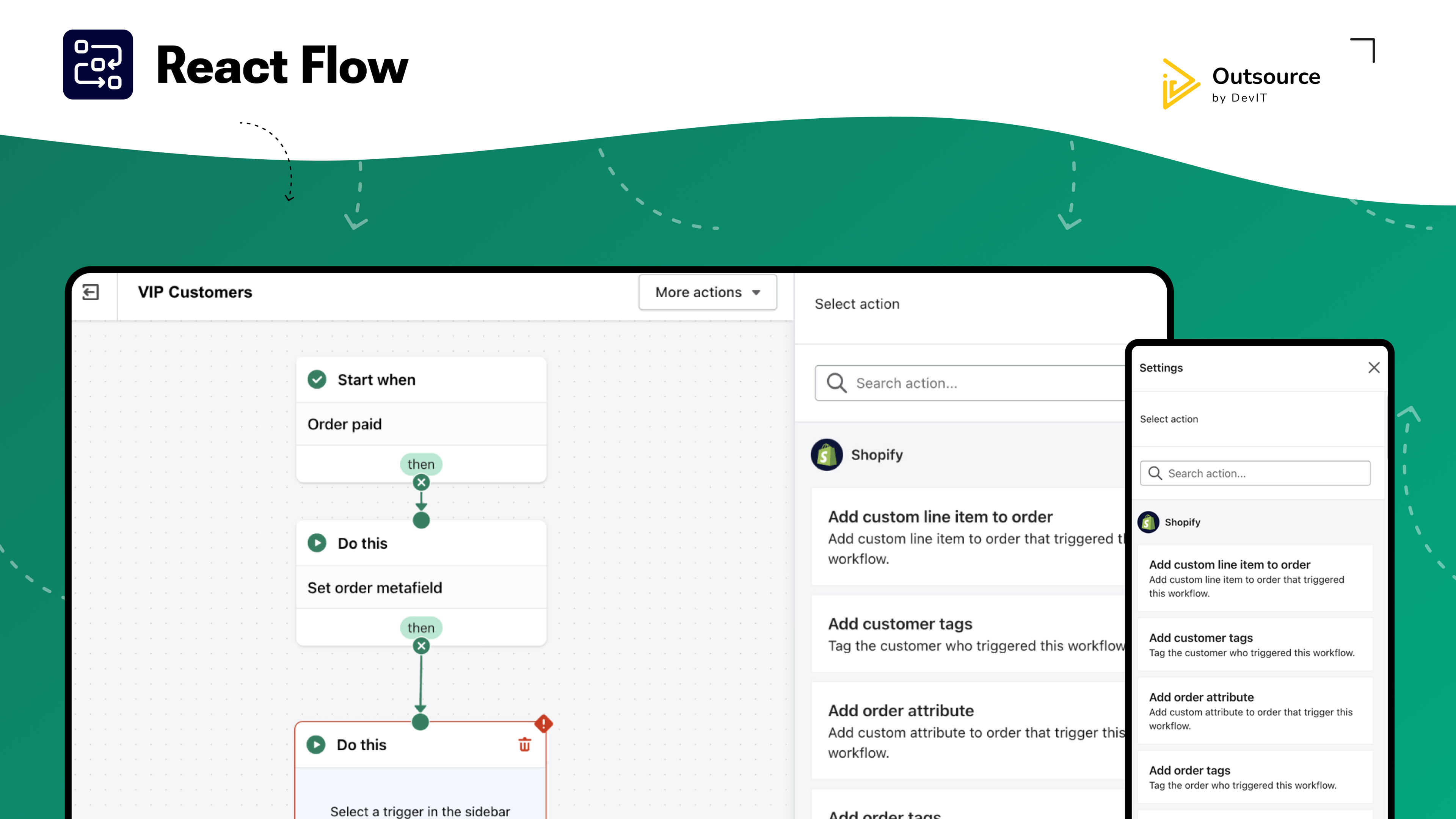project thumbnail of React Flow Workflow Automation
