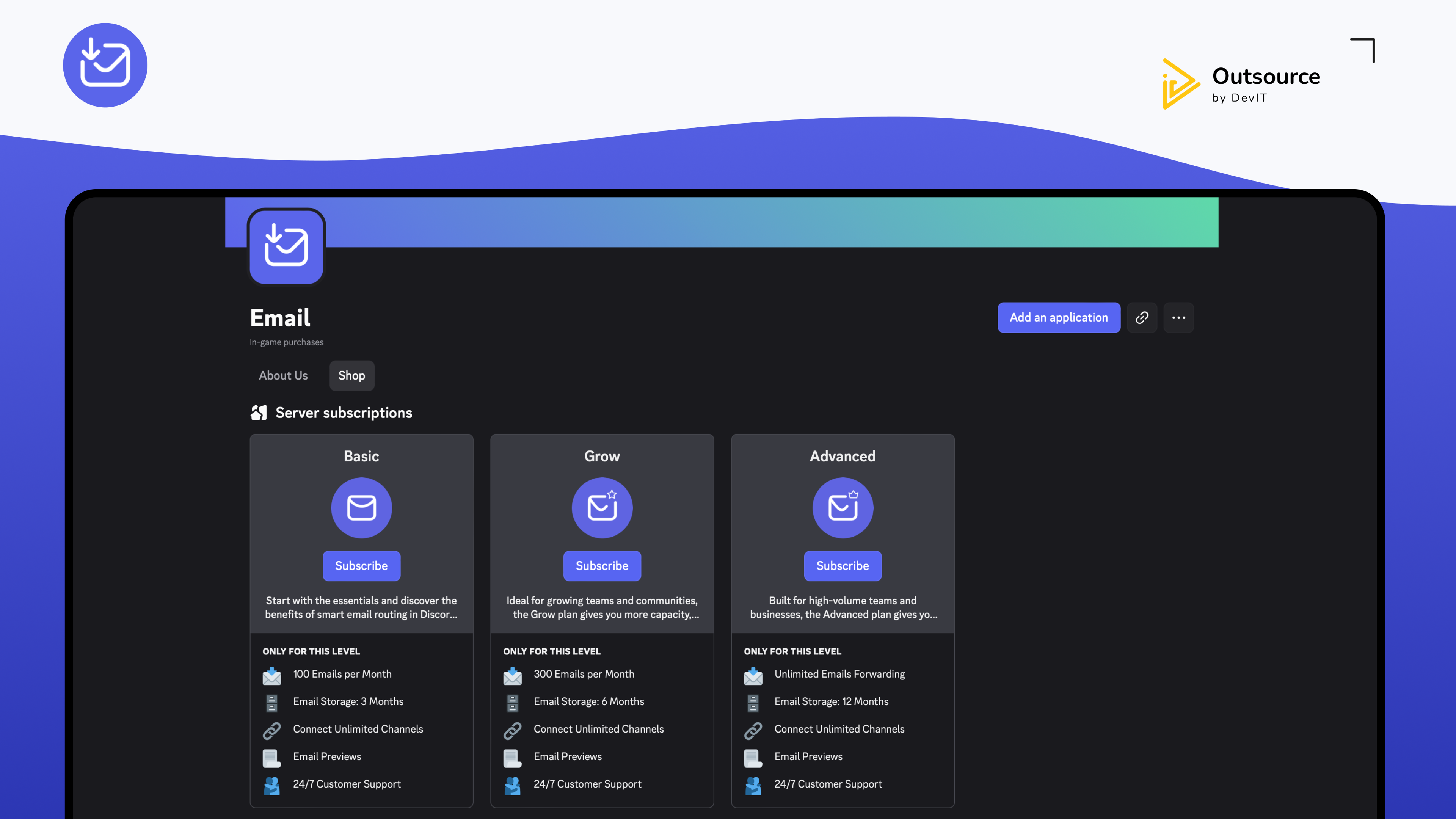 project thumbnail of Discord Email Bot 