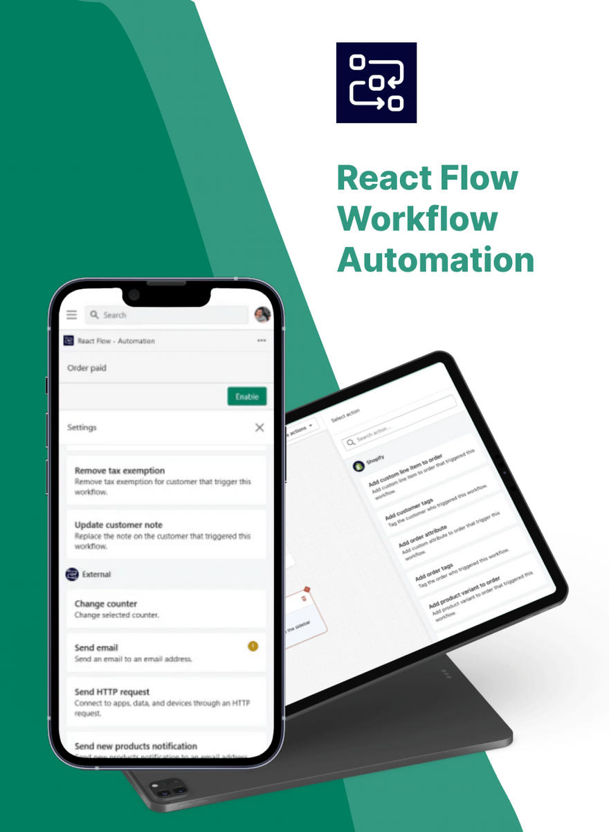 Preview picture of React Flow Workflow Automation