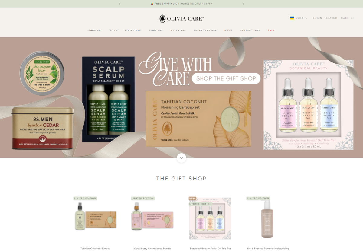 project thumbnail of olivia-care