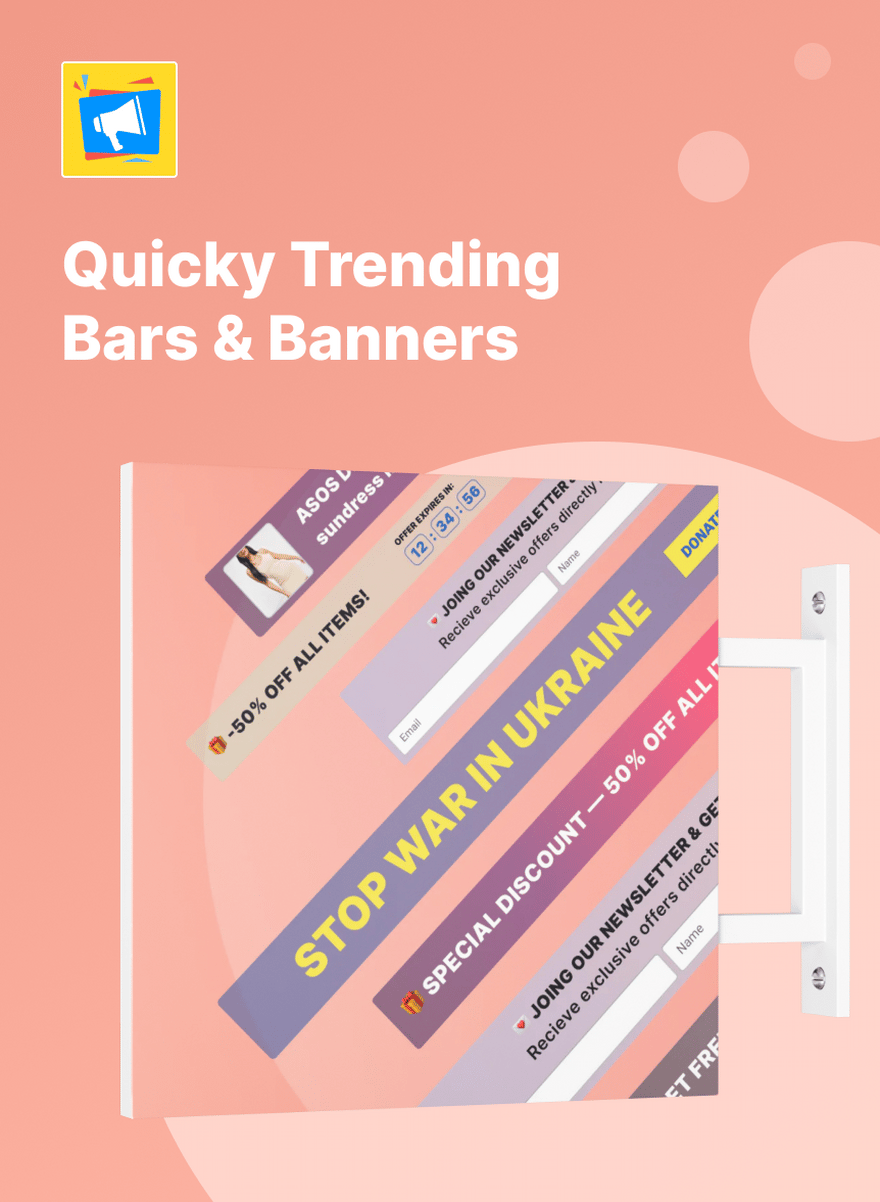 Preview picture of Quicky Trending Bars & Banners