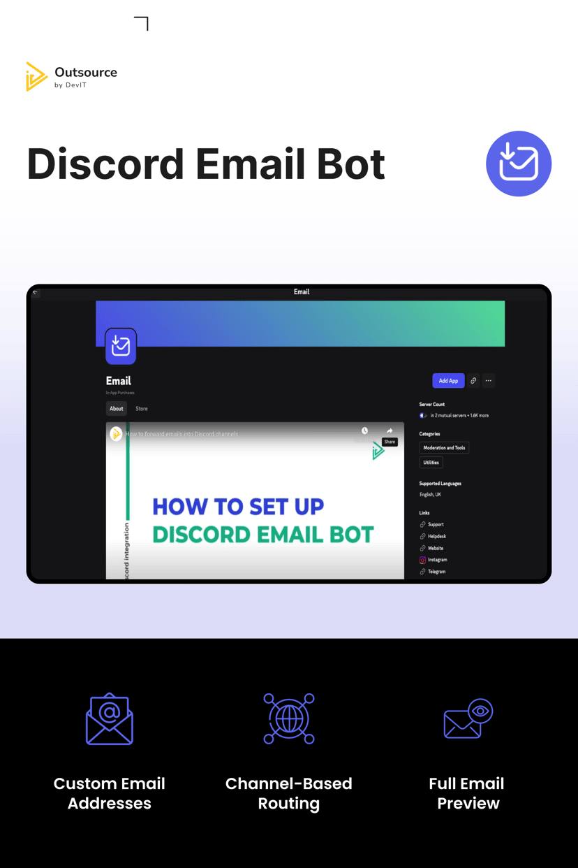 Preview picture of Discord Email Bot 