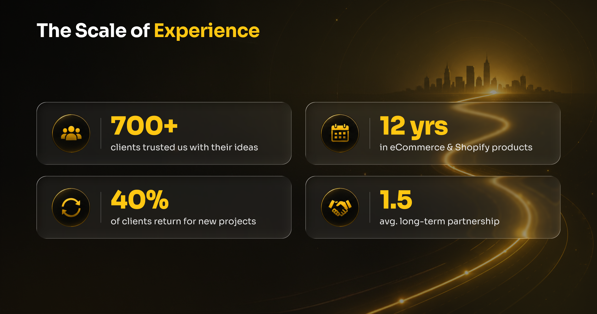 The Scale of Experience