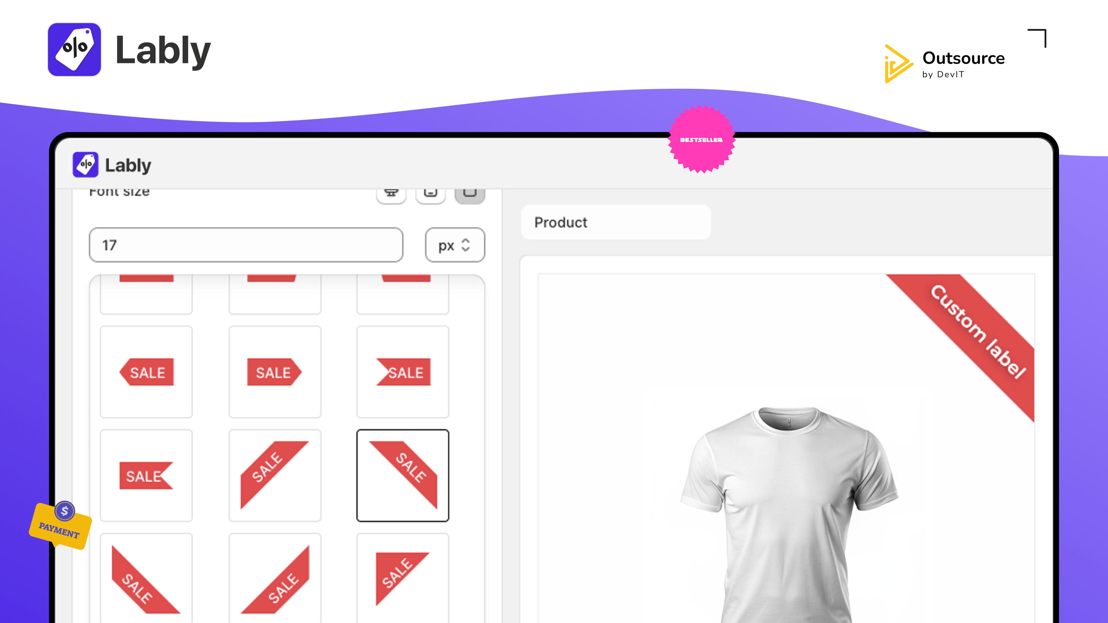 project thumbnail of Lably - Product Labels & Badges