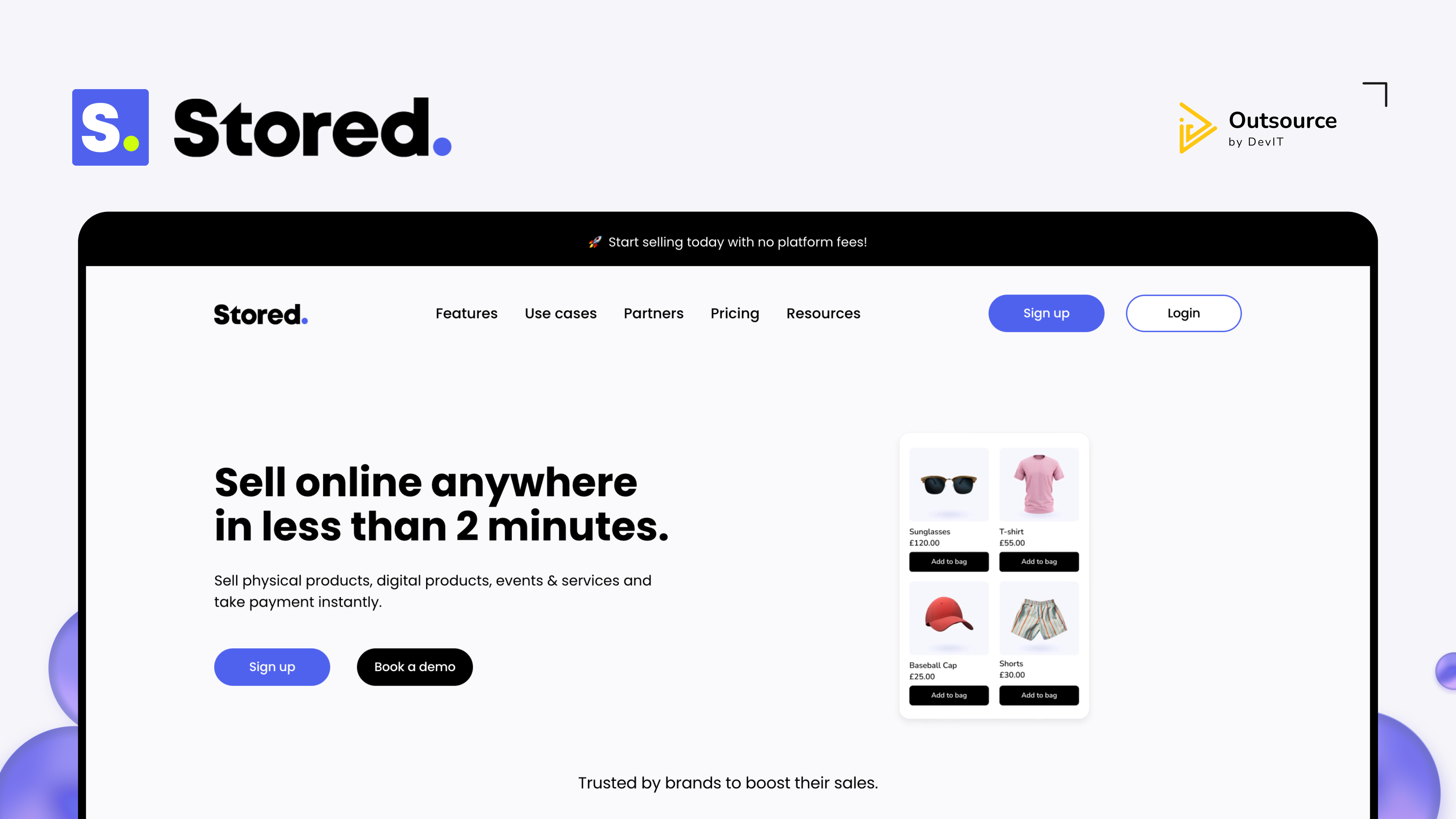project thumbnail of Stored micro‑sites on demand